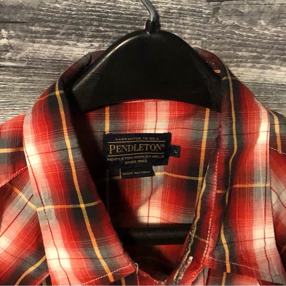 Pendleton Plaid Button Up Shirt Men’s - Picture 3 of 3